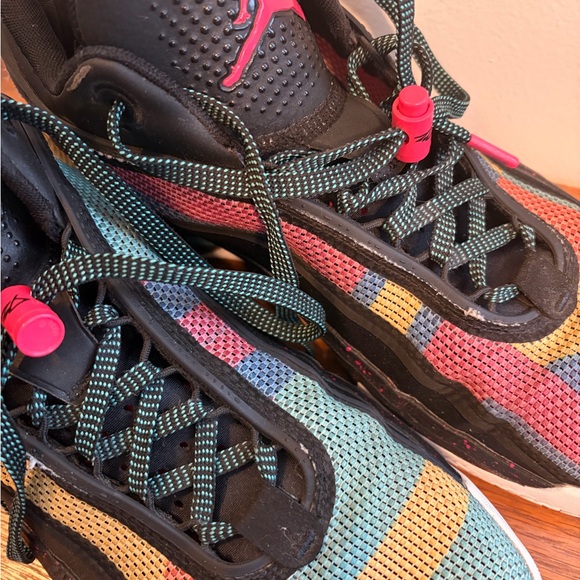 Nike Air Jordan 36 Low Black Multi Color Basketball Shoes Mens Size 13 - Picture 7 of 15